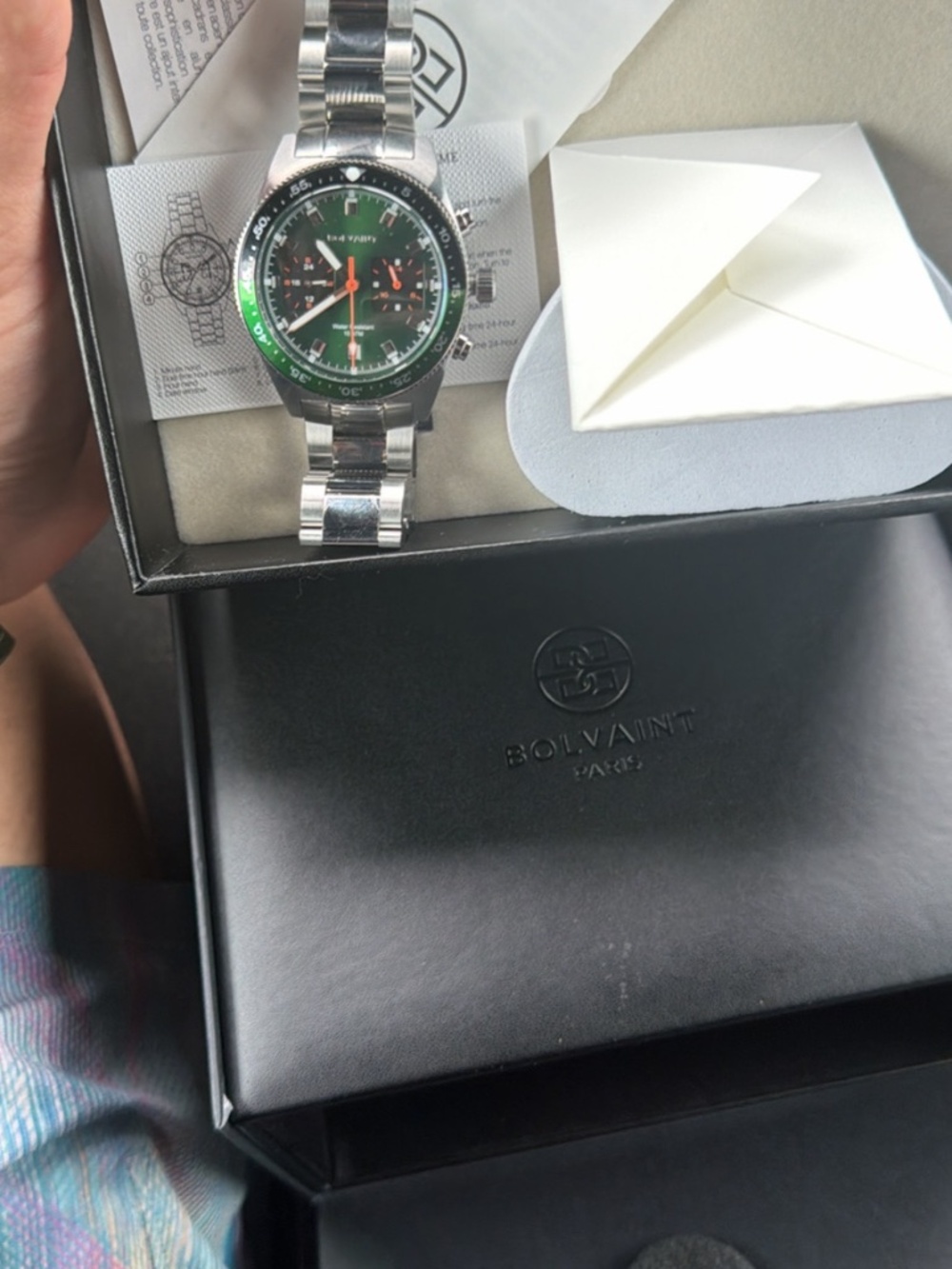 Bolvaint Paris Balmat Vert in Black & Green
